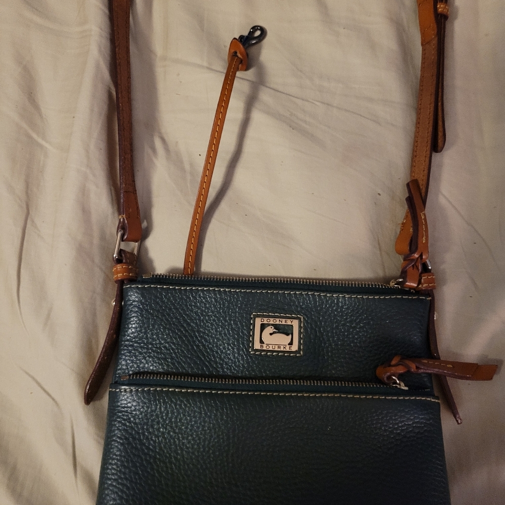 Leather cross body bag